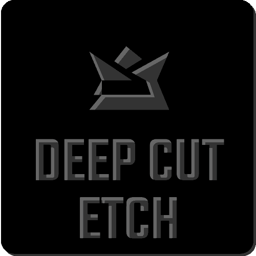 Black Metal Business Cards Deep Etching