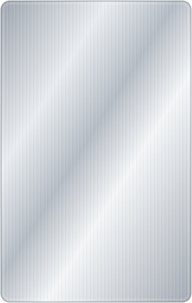 Illustrated brushed silver metal-card finish; on-screen reference, not a sample photograph.